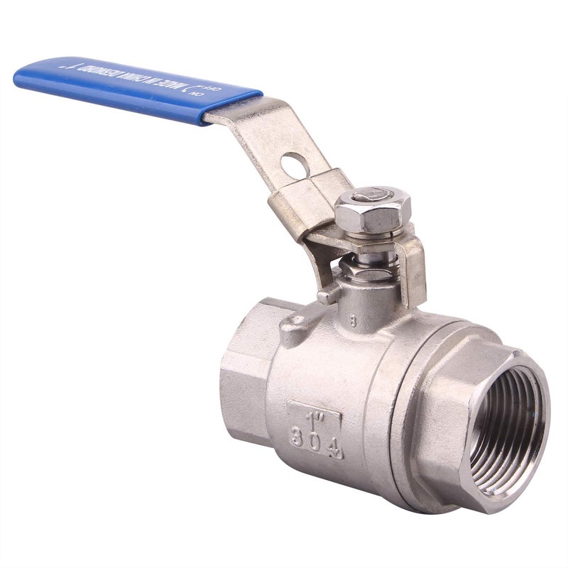 DERNORD Stainless Steel 304 Ball Valve, Full Port Heavy Duty for WOG with Locking Device (1 NPT) - Image 5